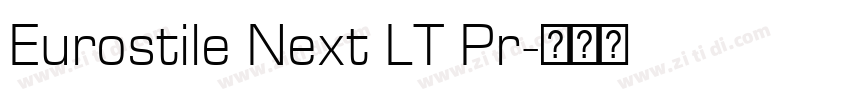 Eurostile Next LT Pr字体转换